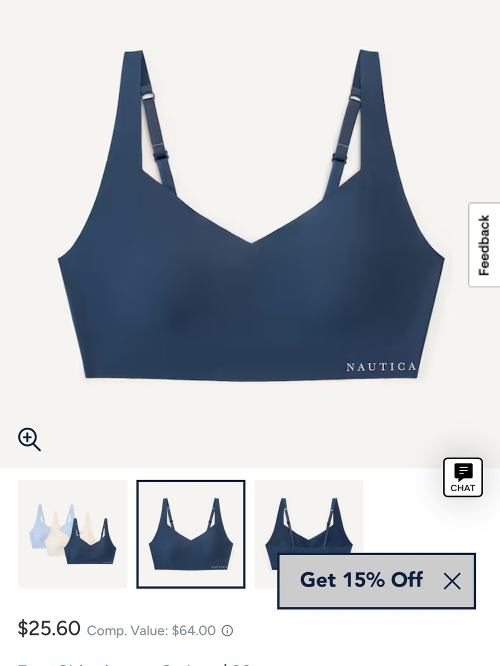 NWOT Nautica Bra 💙